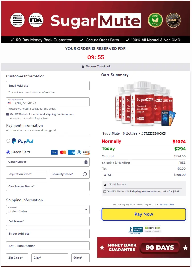 SugarMute - Secure Checkout
